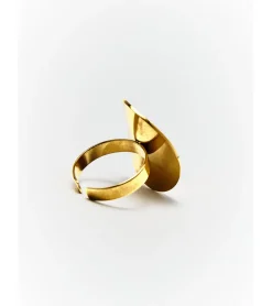 ANILLO OVAL DORADO