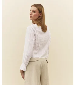 BLUSA ALGODÓN HILO BORDADO