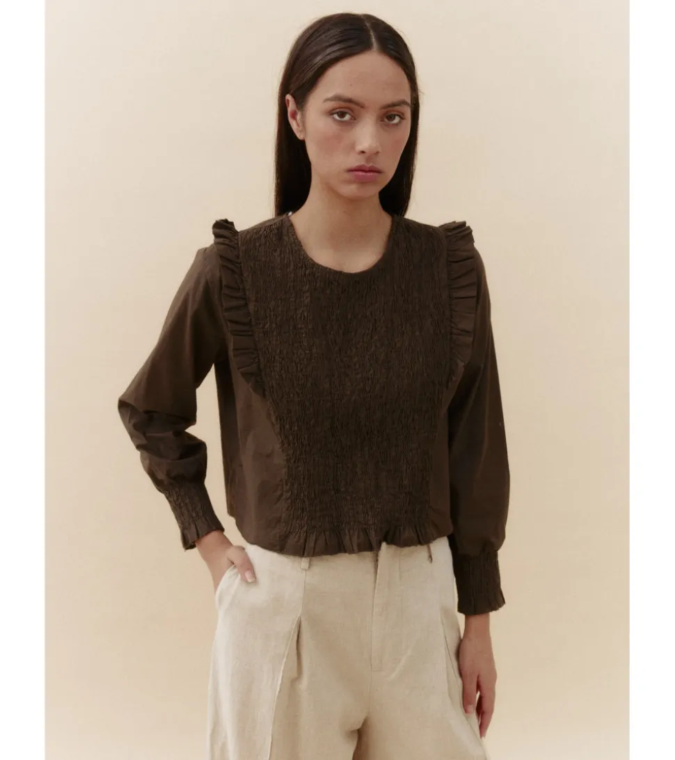 BLUSA ALGODÓN TEXTURA