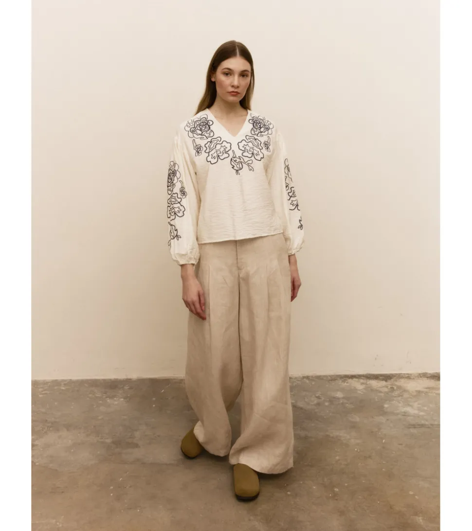 BLUSA BORDADO FLORES