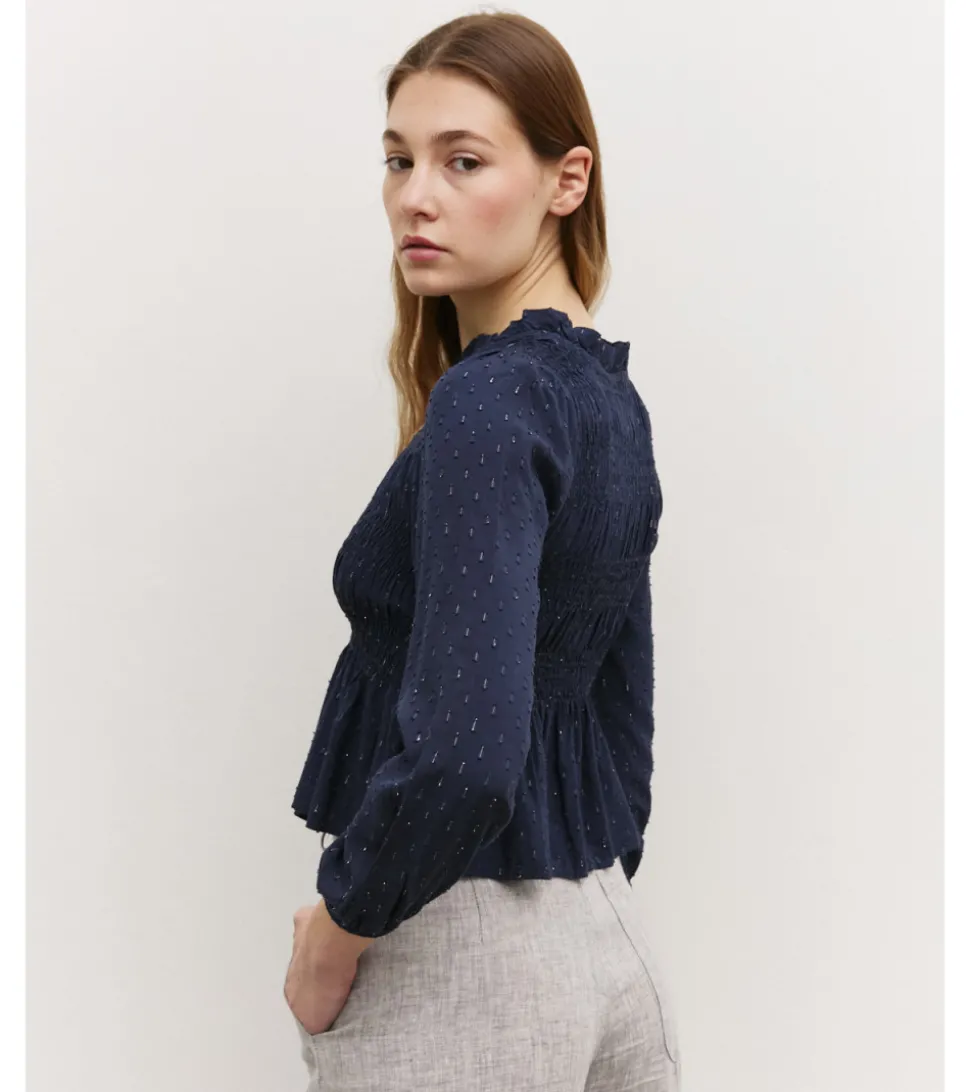 BLUSA BOTONES BRILLOS