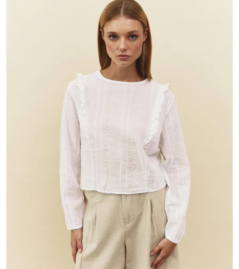 BLUSA CORTA HILO DORADO
