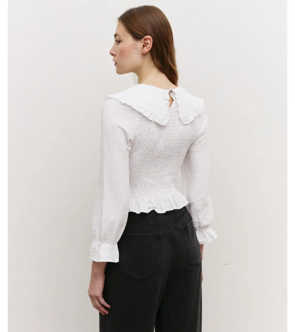 BLUSA CROPPED CUELLO