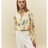 BLUSA CROPPED FLORES