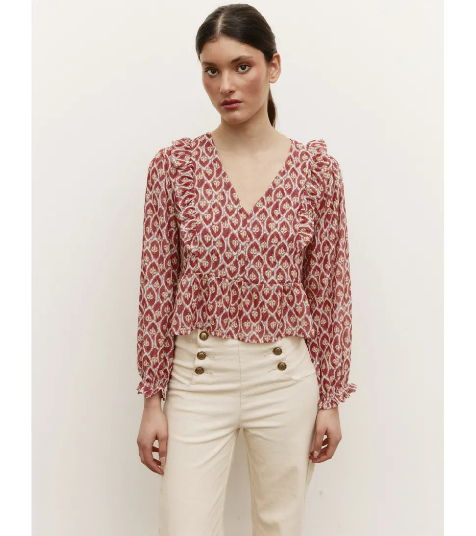 BLUSA CROPPED FLORES