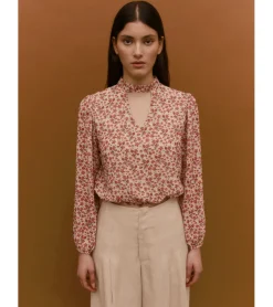 BLUSA CROPPED FLORES
