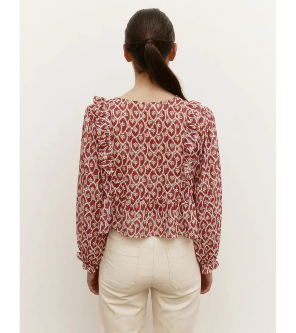 BLUSA CROPPED FLORES