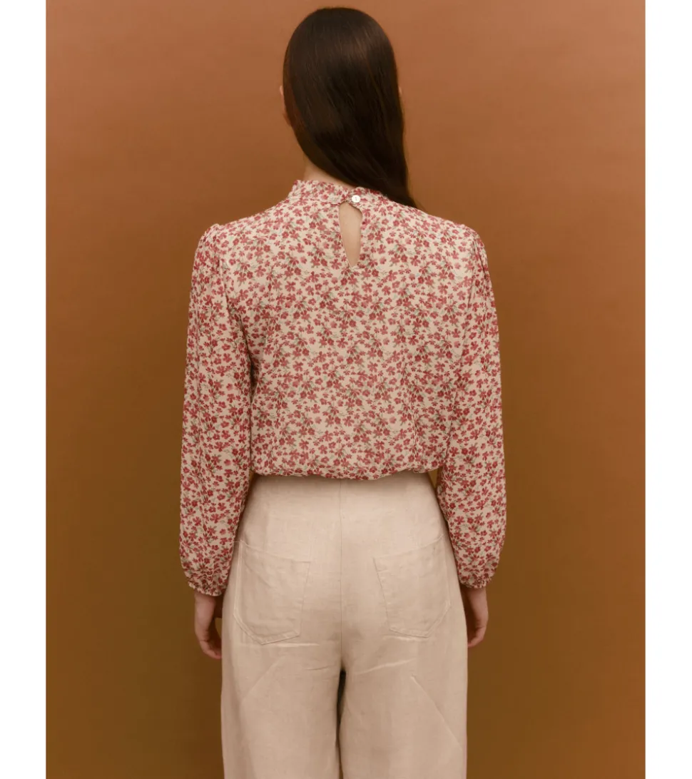 BLUSA CROPPED FLORES