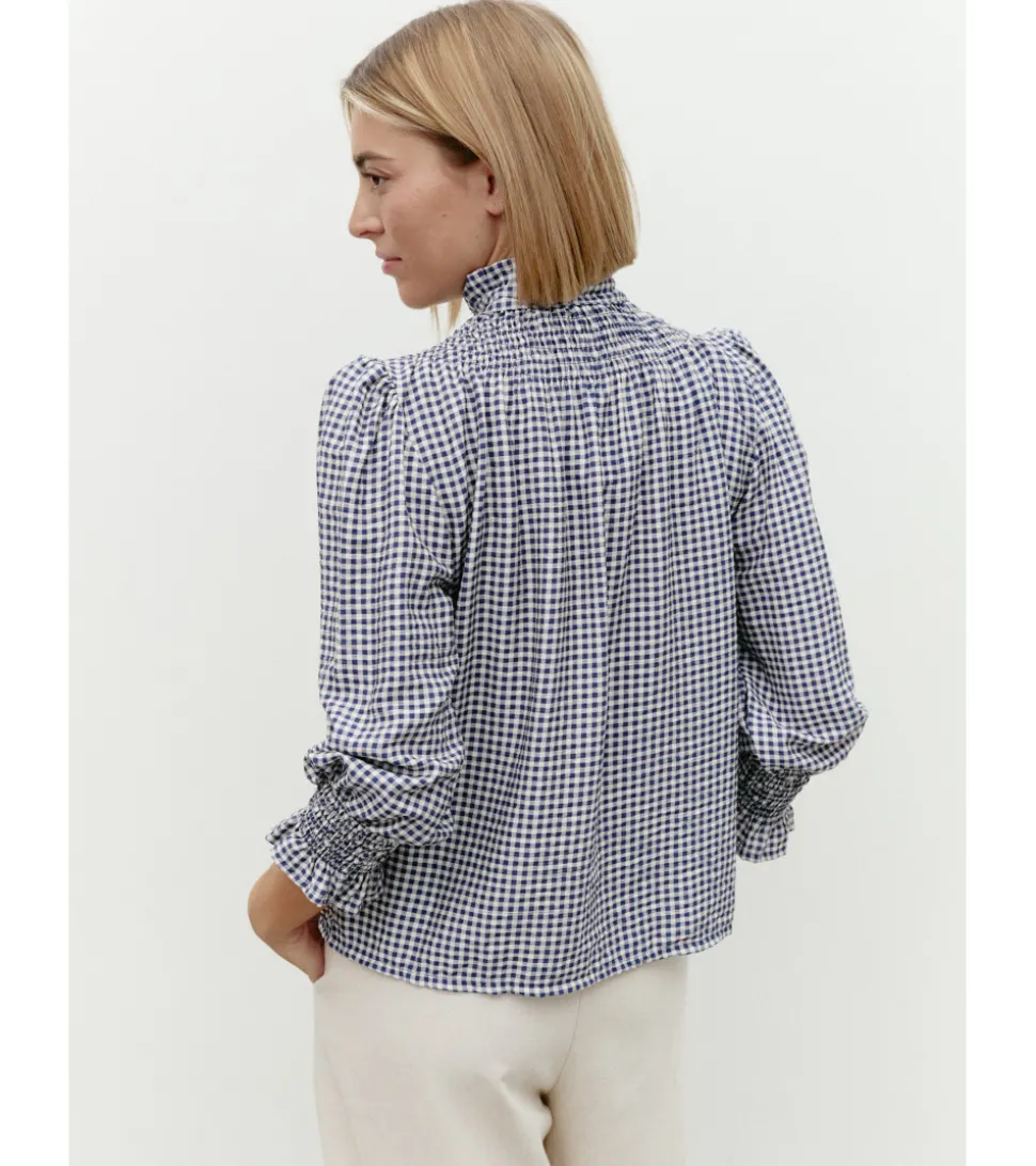 BLUSA CUADRO VICHY BOTONES