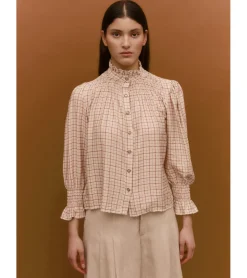 BLUSA CUADROS BOTONES