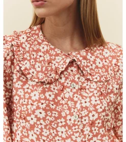 BLUSA CUELLO BOBO FLORES