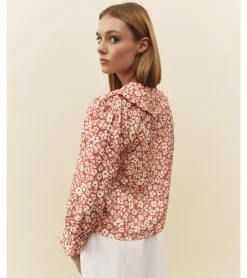 BLUSA CUELLO BOBO FLORES