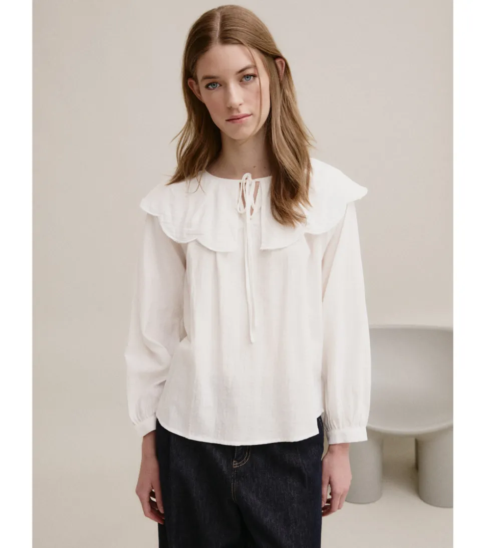 BLUSA CUELLO LAZO