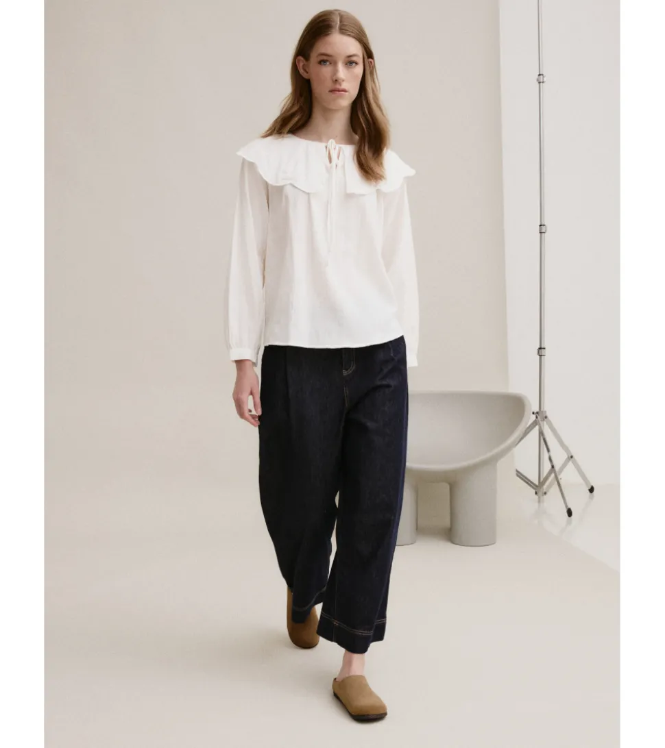 BLUSA CUELLO LAZO