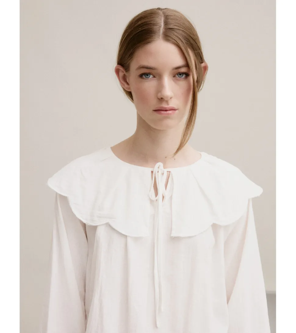 BLUSA CUELLO LAZO