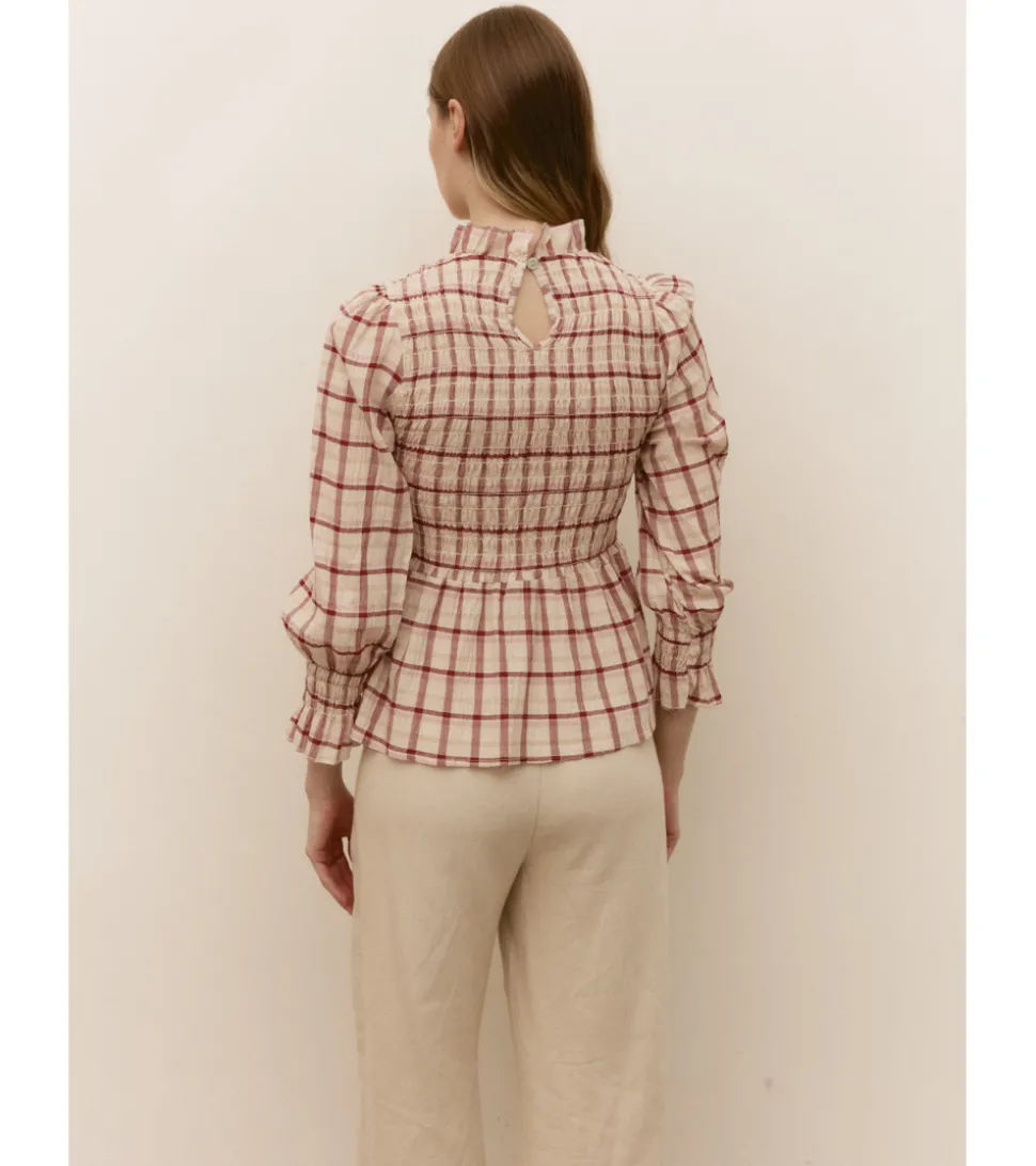 BLUSA ESTAMPADO CUADROS