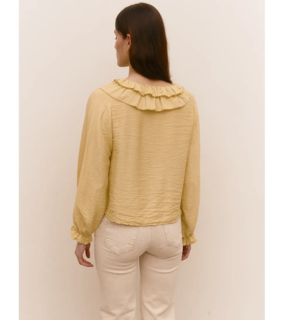 BLUSA FLUIDA VOLANTES
