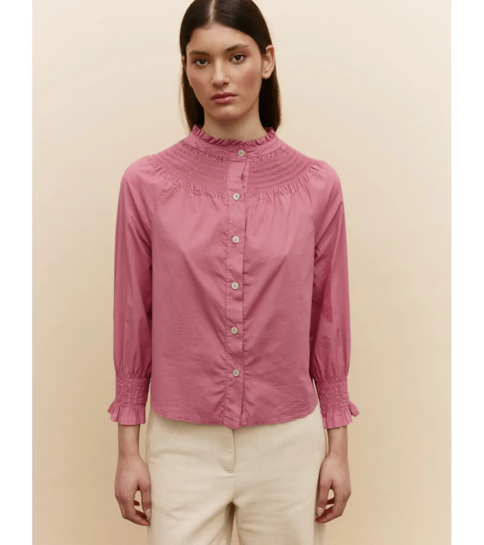 BLUSA FRUNCES CUELLO