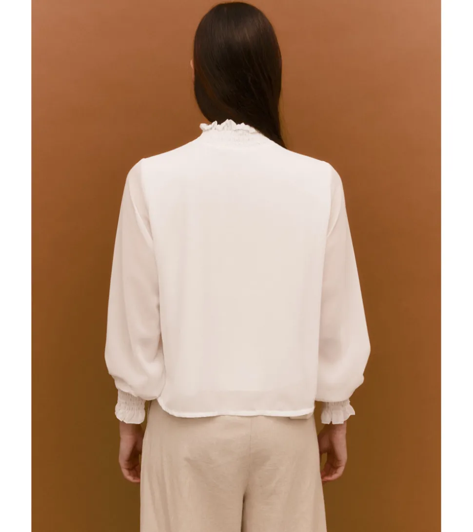 BLUSA GASA CUELLO