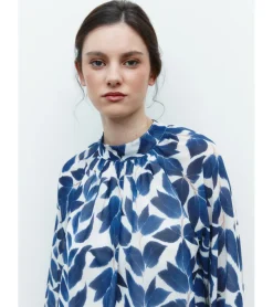 BLUSA GASA HOJAS