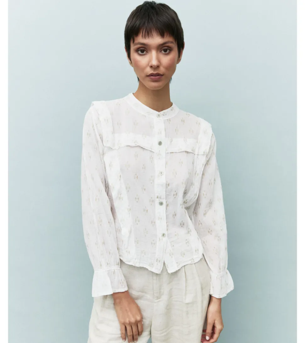 BLUSA HILOS DORADOS