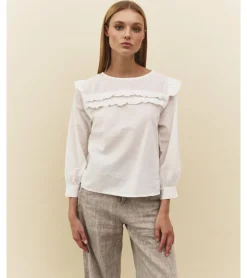 BLUSA JARETAS VOLANTE