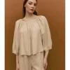 BLUSA LINO ESCOTE