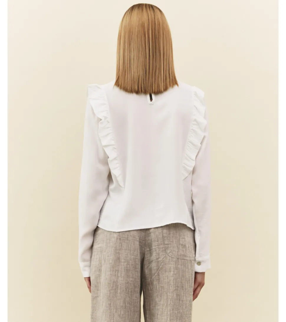 BLUSA LISA VOLANTES