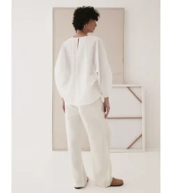 BLUSA MANGA PLIEGUES