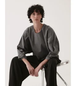 BLUSA MANGA PLIEGUES