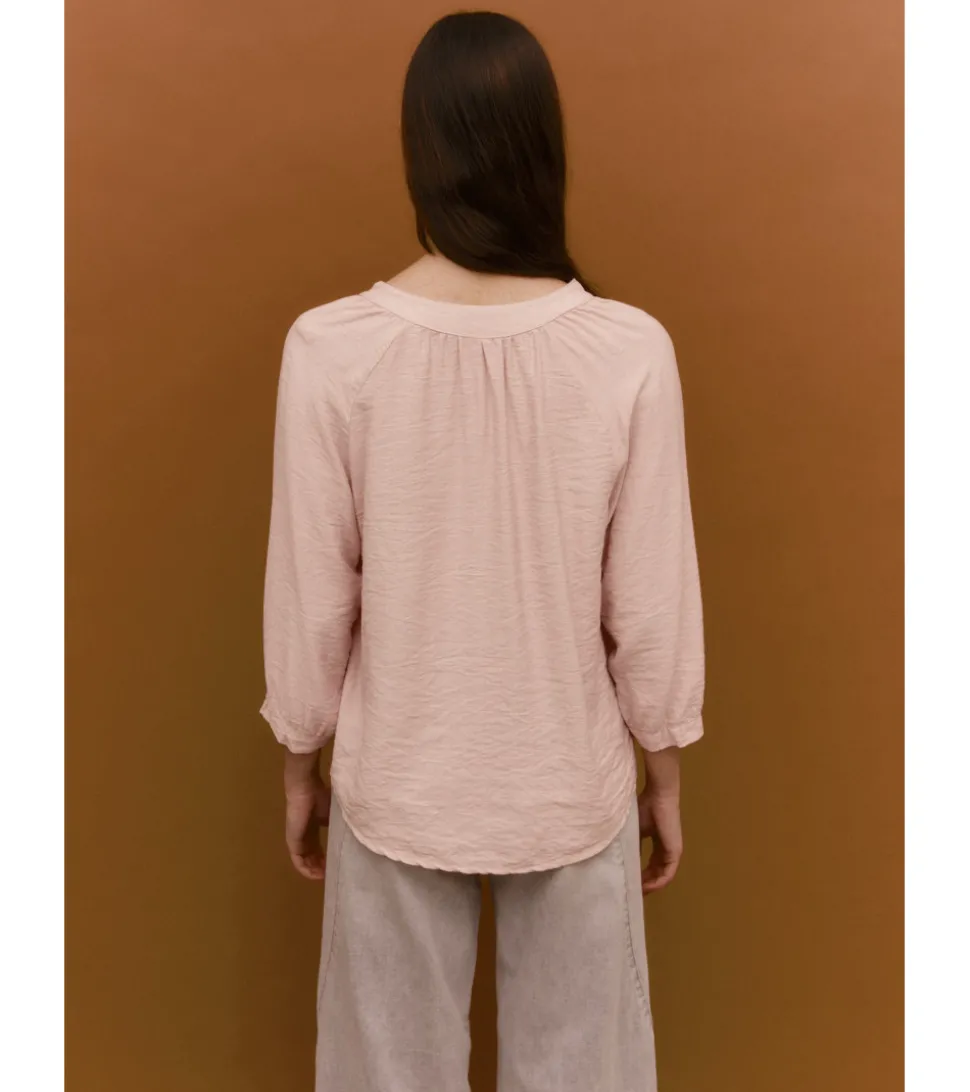 BLUSA PICO BOTONES
