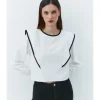 BLUSA PLUMETI VOLANTE