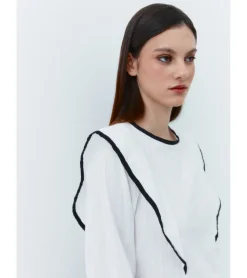 BLUSA PLUMETI VOLANTE