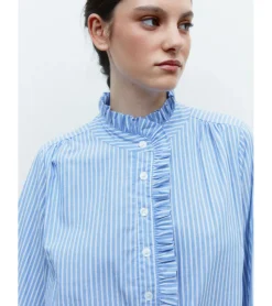 BLUSA RAYAS BOTONES