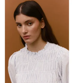 BLUSA RAYAS BRILLO