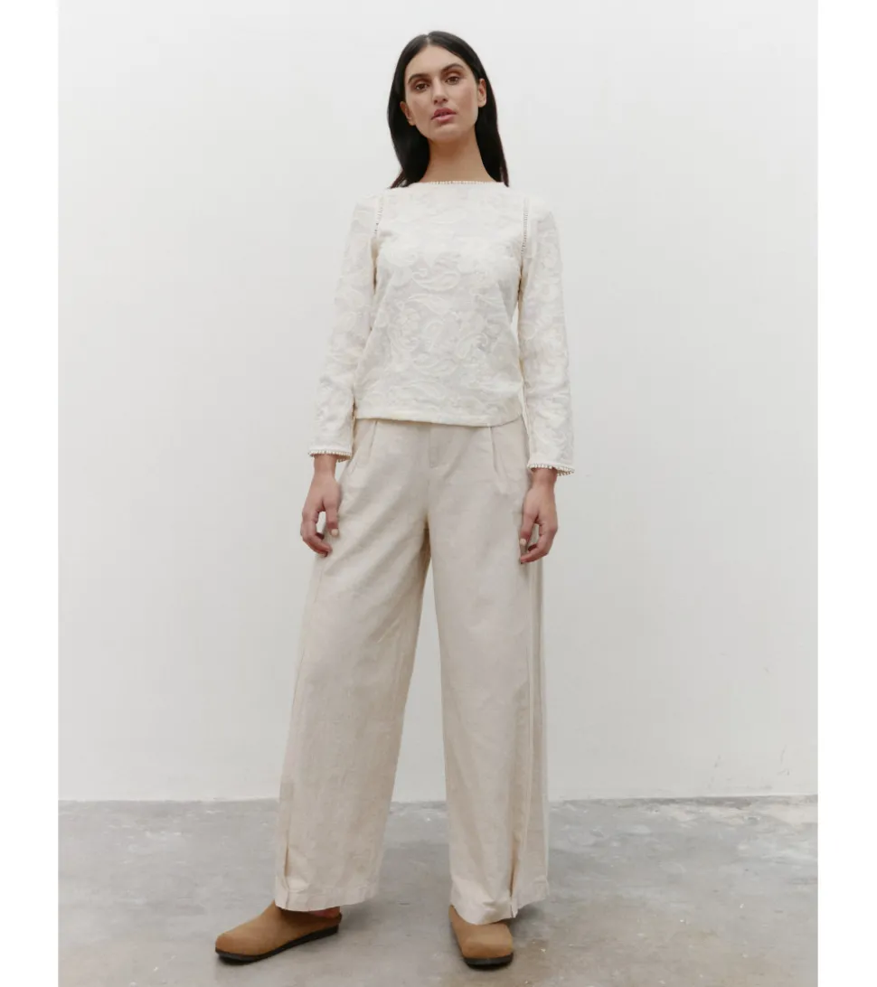 BLUSA ROMÁNTICA BORDADOS