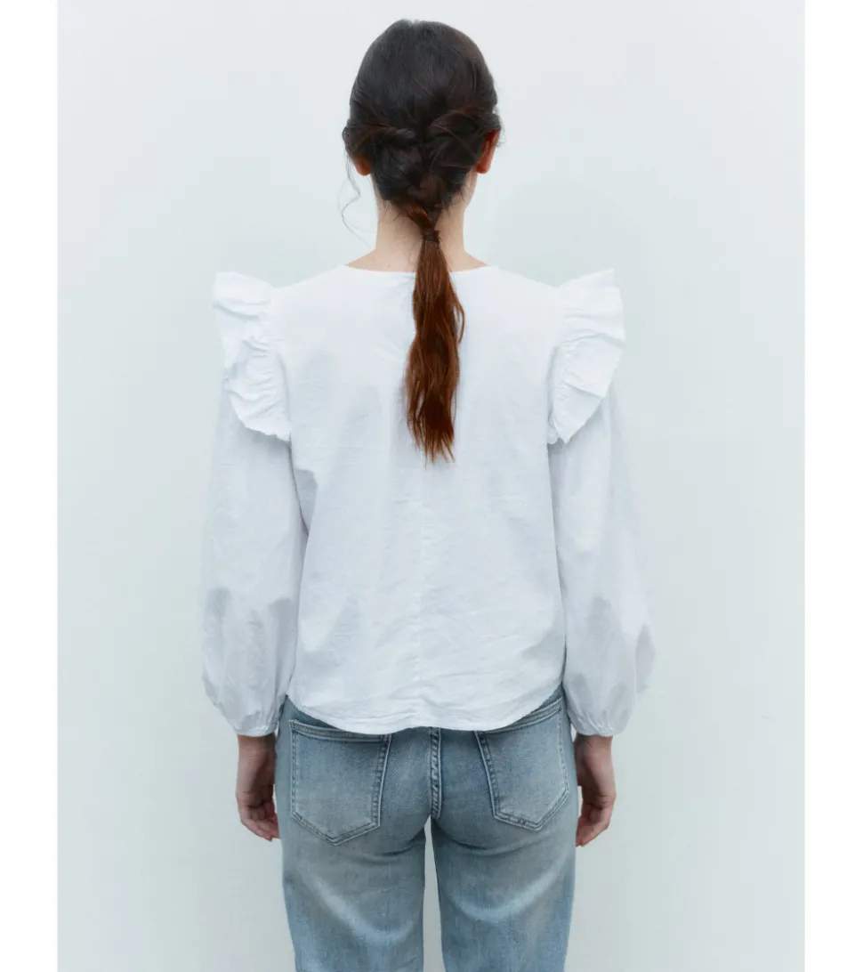 BLUSA RÚSTICA VOLANTES