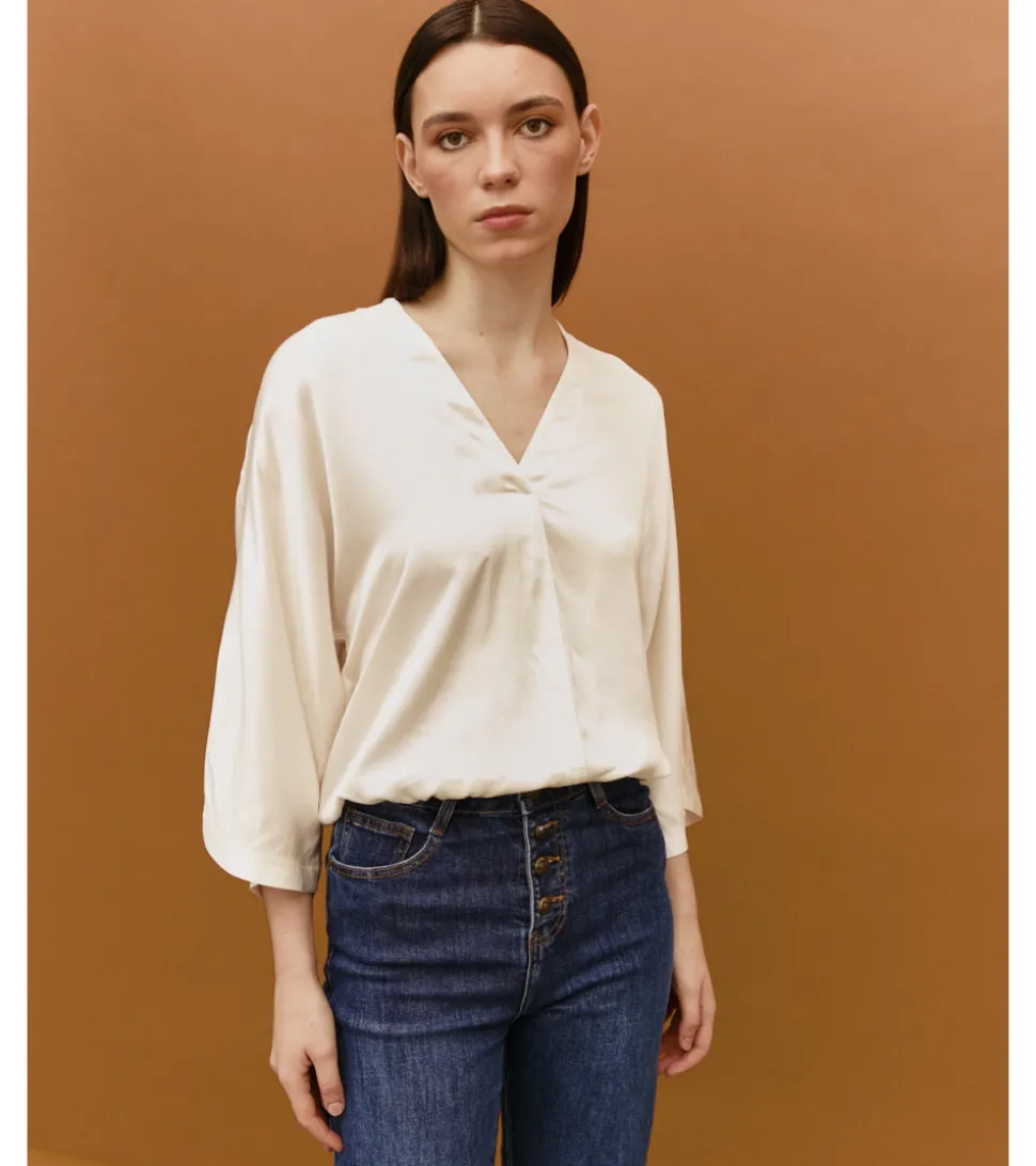 BLUSA SATINADA PICO
