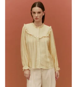 BLUSA SATINADA TEXTURA