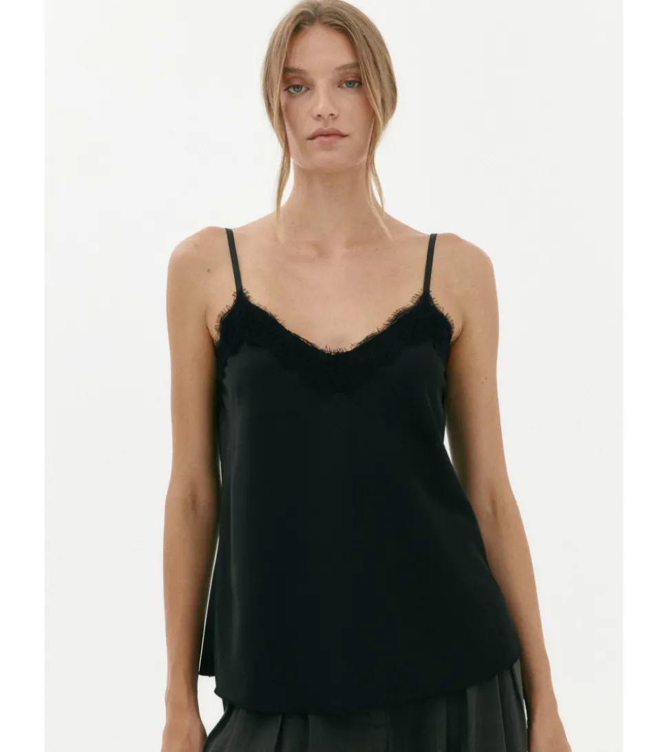 BLUSA TIRANTES SATINADA