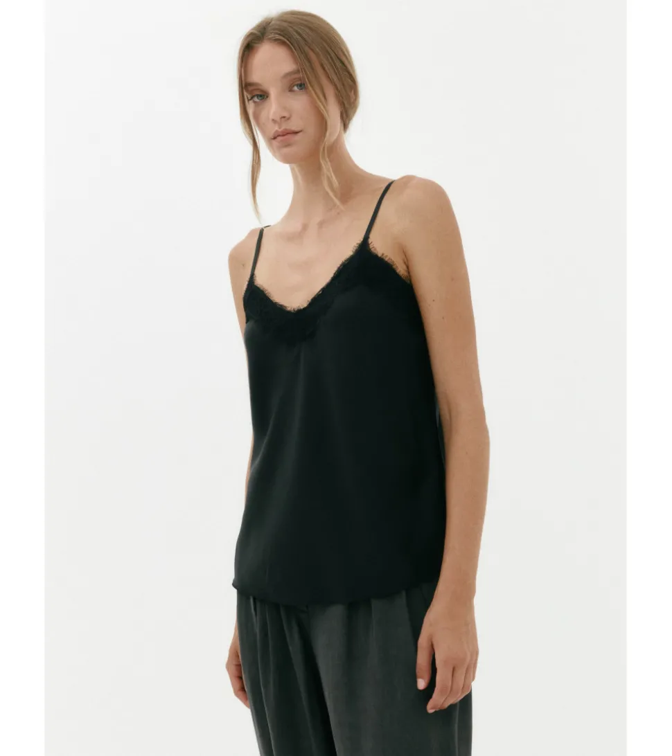 BLUSA TIRANTES SATINADA