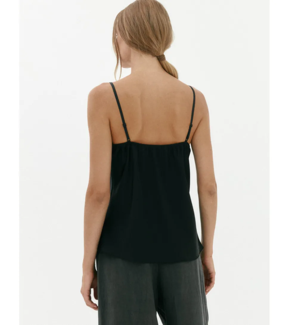 BLUSA TIRANTES SATINADA