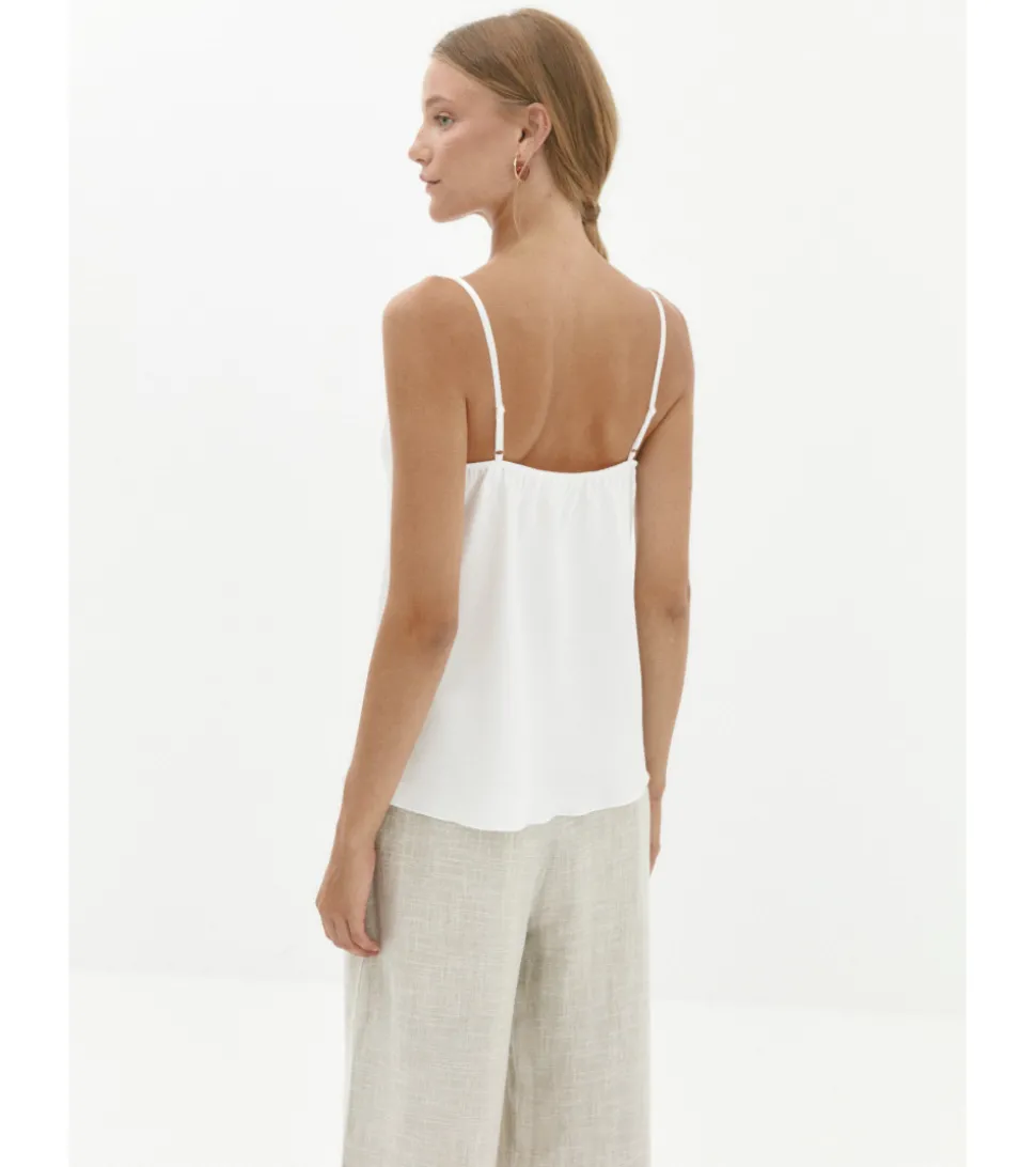 BLUSA TIRANTES SATINADA