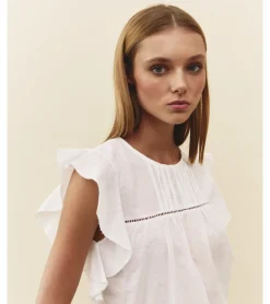 BLUSA VOLANTE HOMBRO