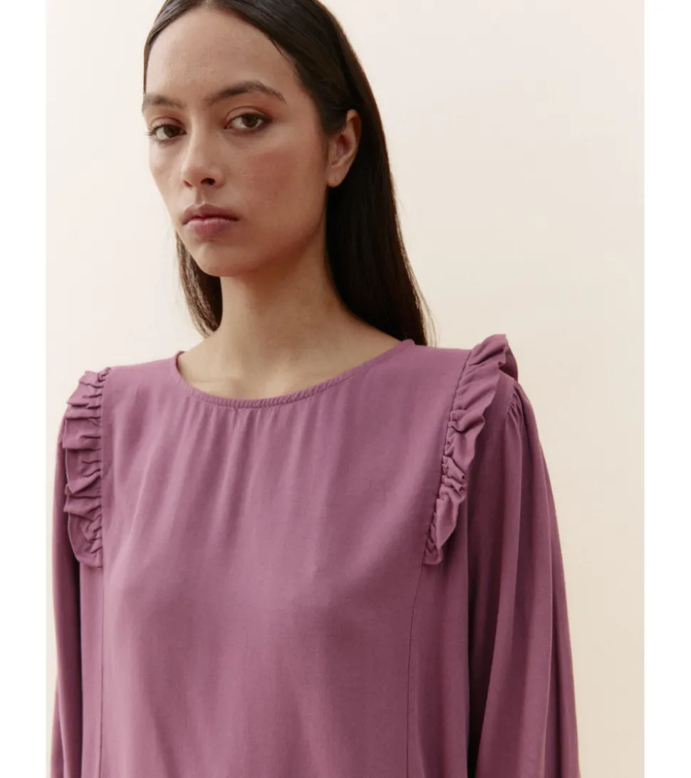 BLUSA VOLANTES HOMBRO