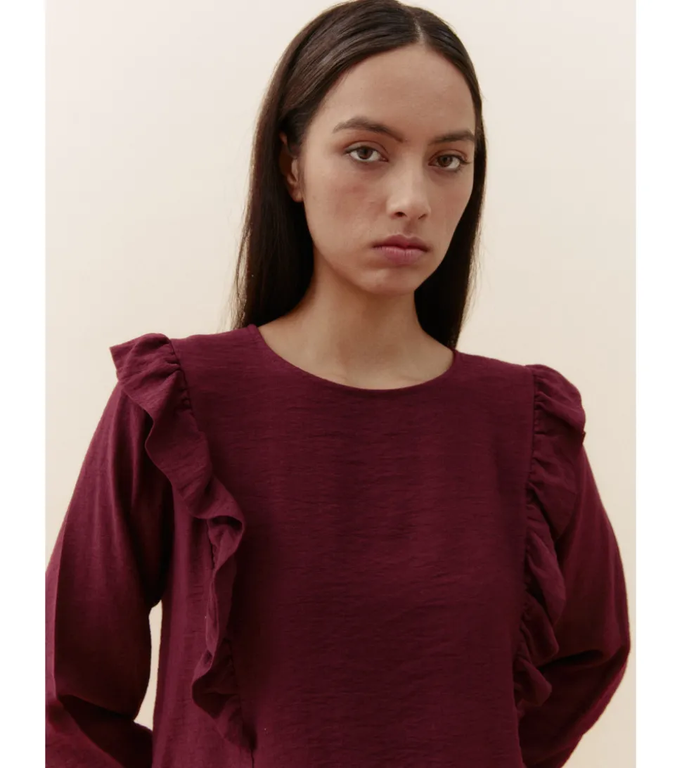 BLUSA VOLANTES PEQUEÑOS