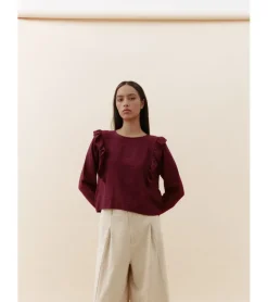 BLUSA VOLANTES PEQUEÑOS