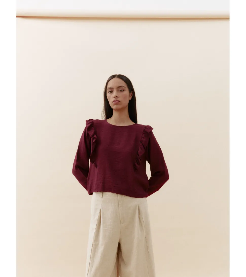 BLUSA VOLANTES PEQUEÑOS