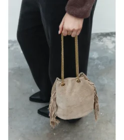 BOLSO BOMBONERA FLECOS