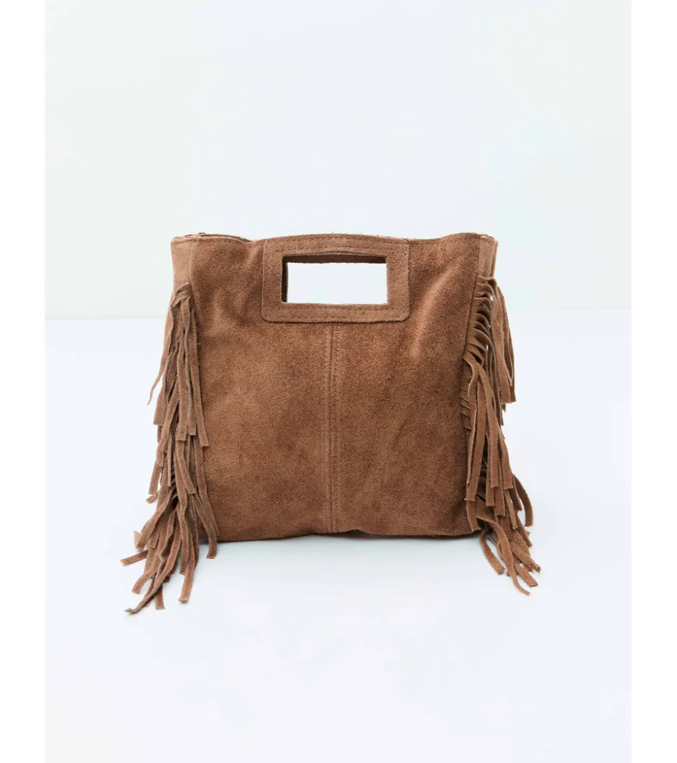 BOLSO PIEL FLECOS